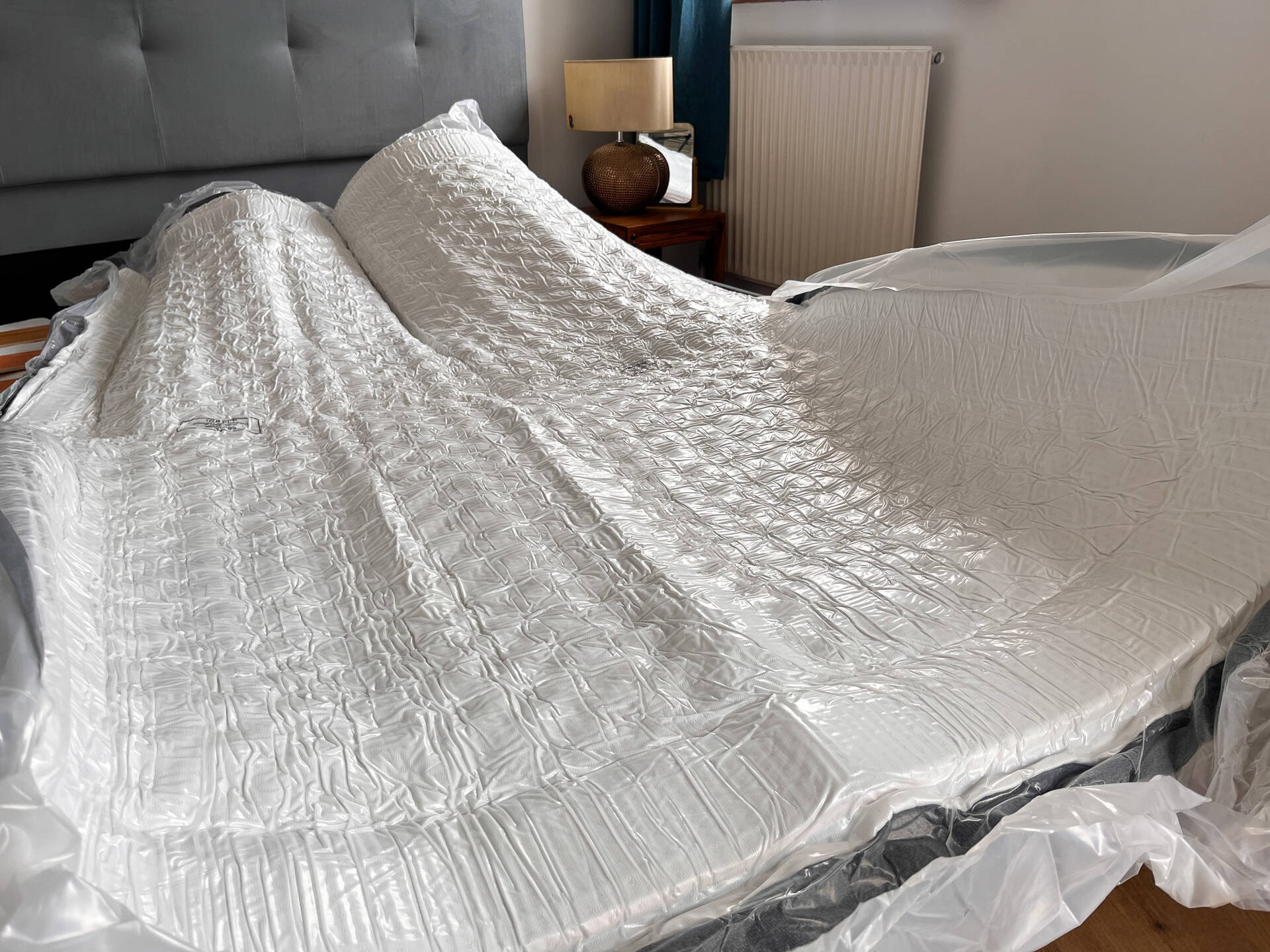 unpacking emma luxe cooling mattress